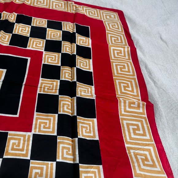 Vintage Glentex All Silk Geometric Abstract design Lovely Colors - Picture 5 of 7